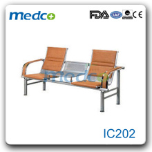 IC202 Bestseller! Zwei Sitze Krankenhaus Infusion Stühle mit Ledersitz
